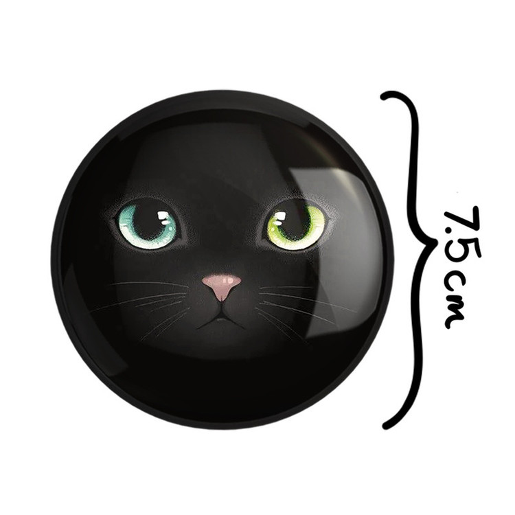 آینه جیبی خندالو طرح گربه Cat مدل تاشو کد 23321