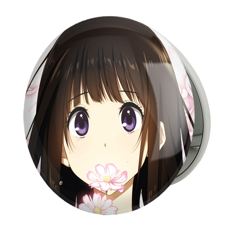 آینه جیبی خندالو طرح چیتاندا انیمه هیوکا Hyouka مدل تاشو کد 17106