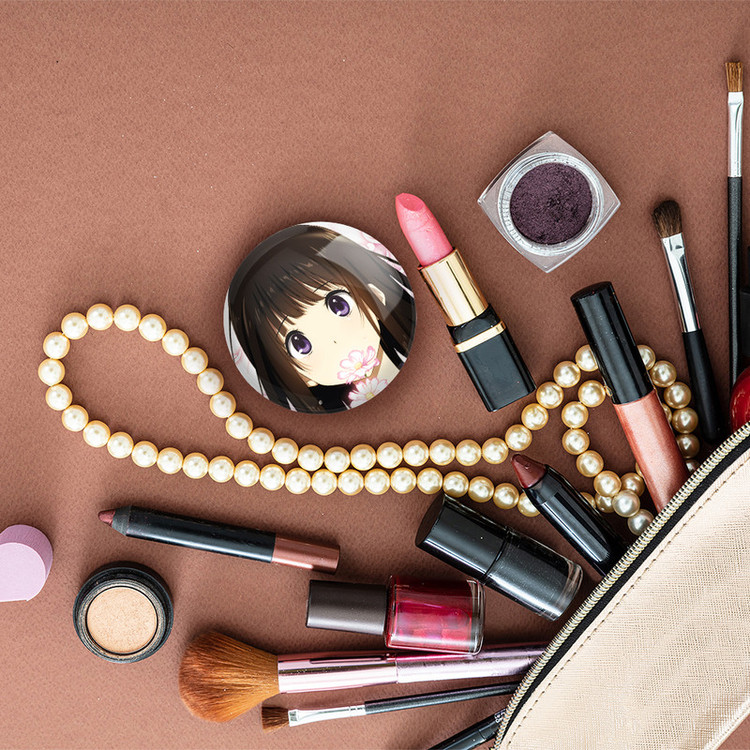آینه جیبی خندالو طرح چیتاندا انیمه هیوکا Hyouka مدل تاشو کد 17106