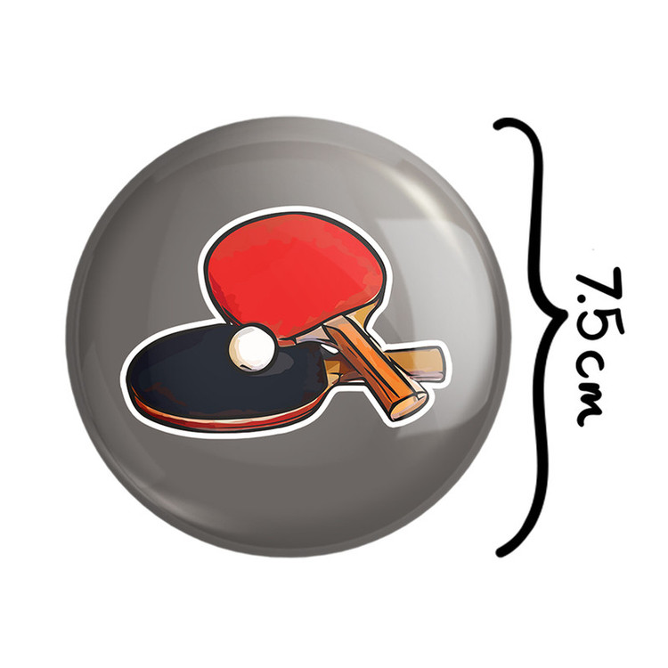 آینه جیبی خندالو طرح پینگ پنگ Ping Pong مدل تاشو کد 27993