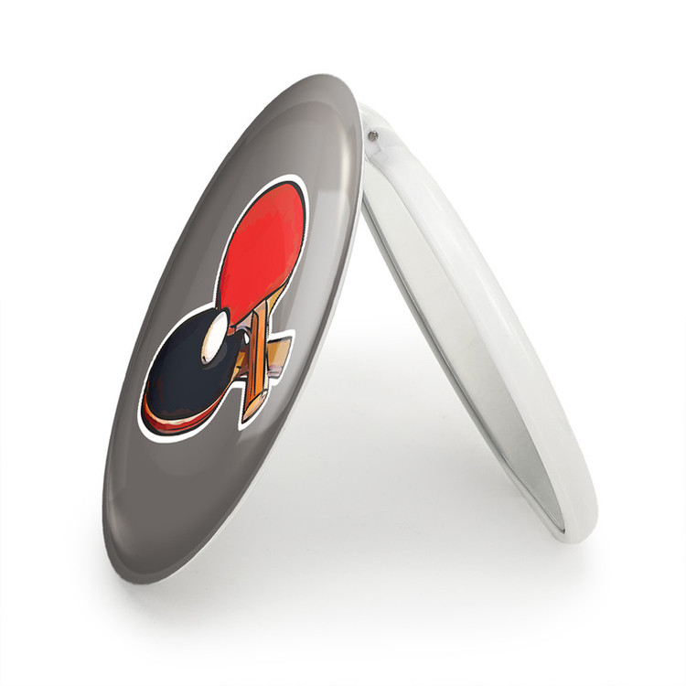 آینه جیبی خندالو طرح پینگ پنگ Ping Pong مدل تاشو کد 27993