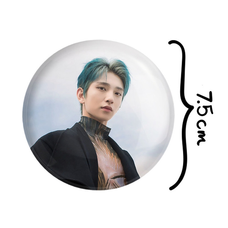 آینه جیبی خندالو طرح جاشوآ گروه سونتین Seventeen مدل تاشو کد 21569