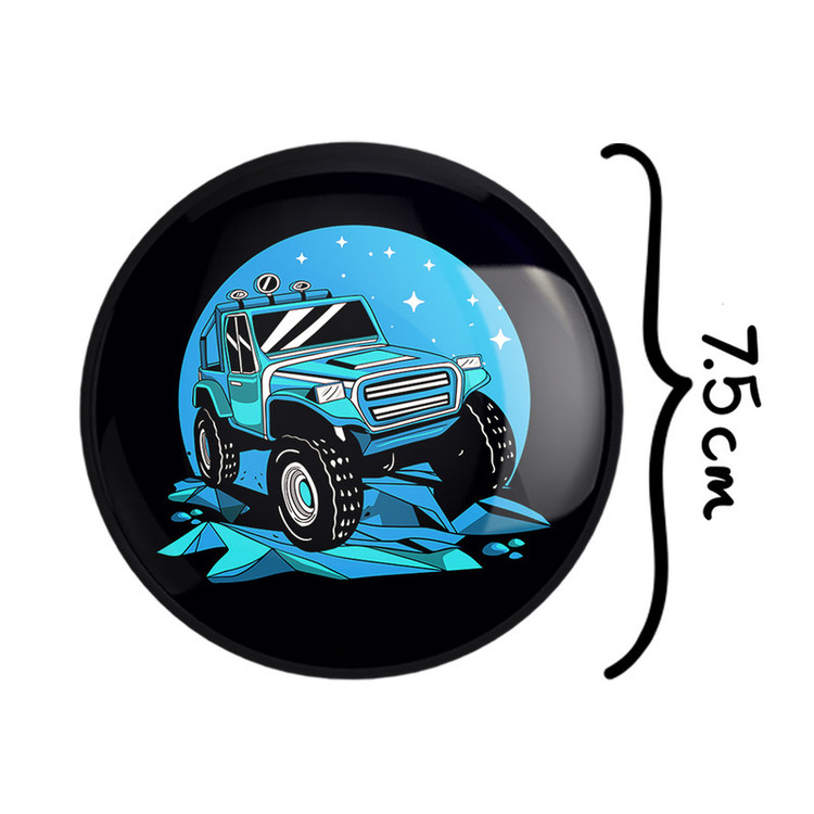 آینه جیبی خندالو طرح آفرود Off Road مدل تاشو کد 26298