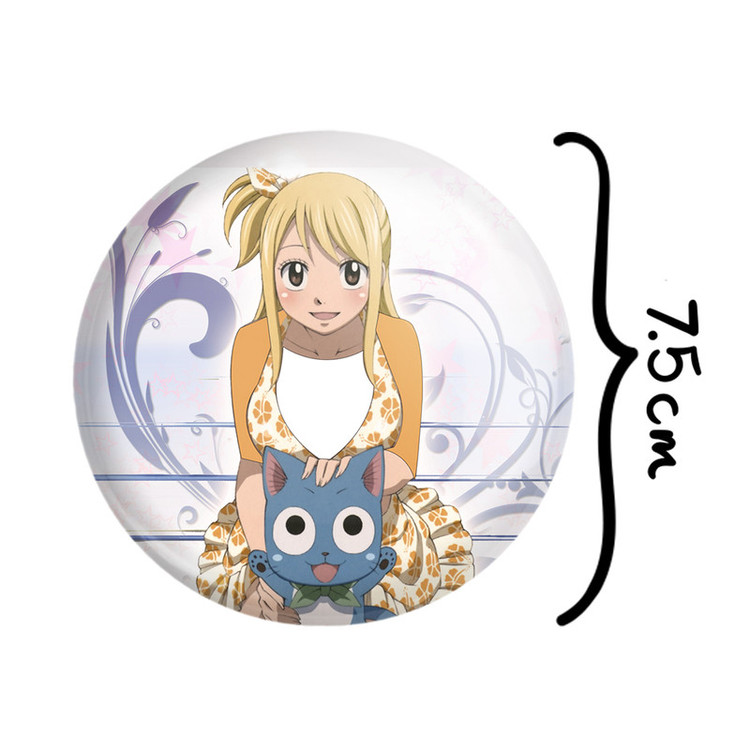 آینه جیبی خندالو طرح لوسی انیمه فری تیل Fairy Tail مدل تاشو کد 16497