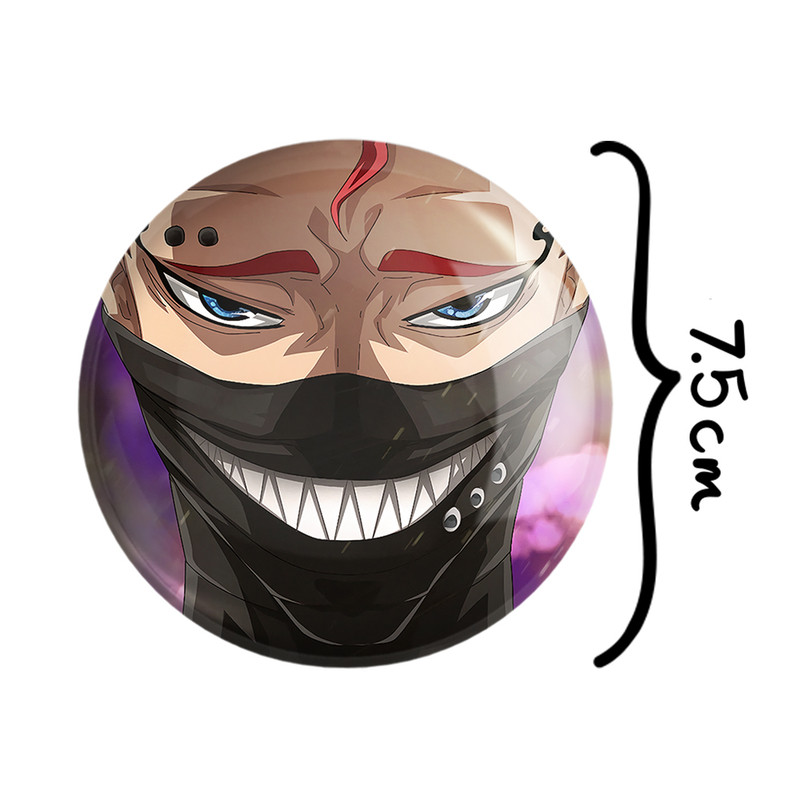 آینه جیبی خندالو طرح زورا آییدئل انیمه بلک کلاور Black Clover مدل تاشو کد 11727