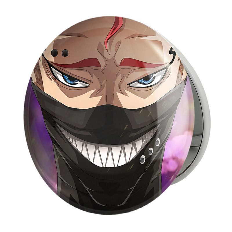 آینه جیبی خندالو طرح زورا آییدئل انیمه بلک کلاور Black Clover مدل تاشو کد 11727