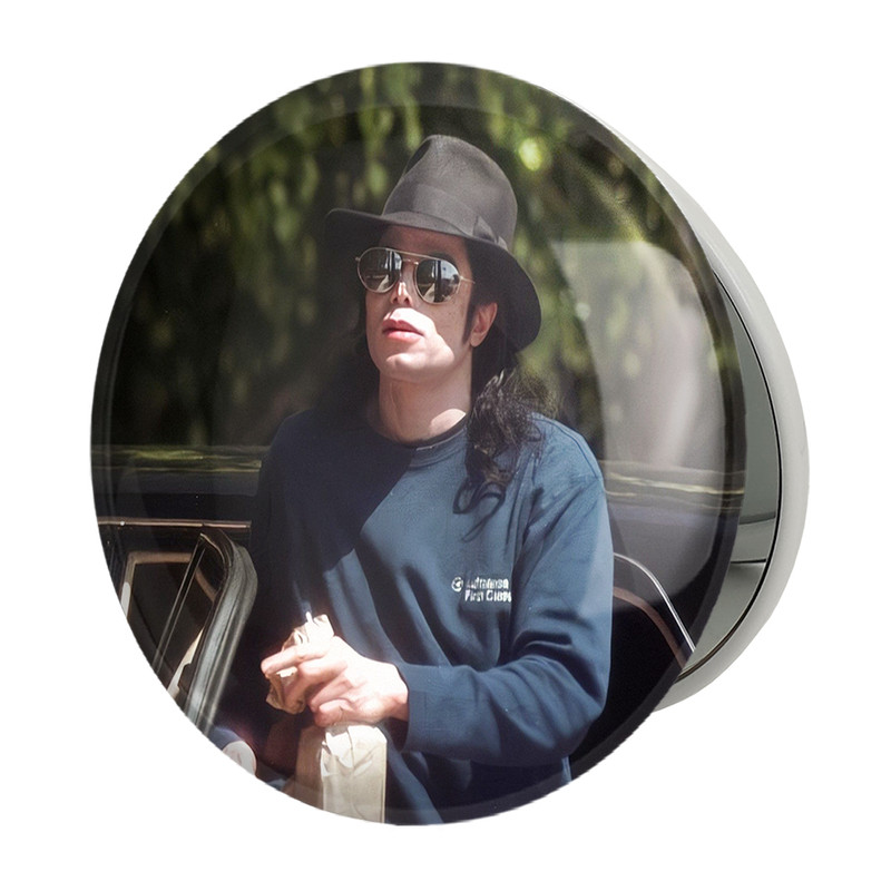 آینه جیبی خندالو طرح مایکل جکسون Michael Jackson مدل تاشو کد 19230
