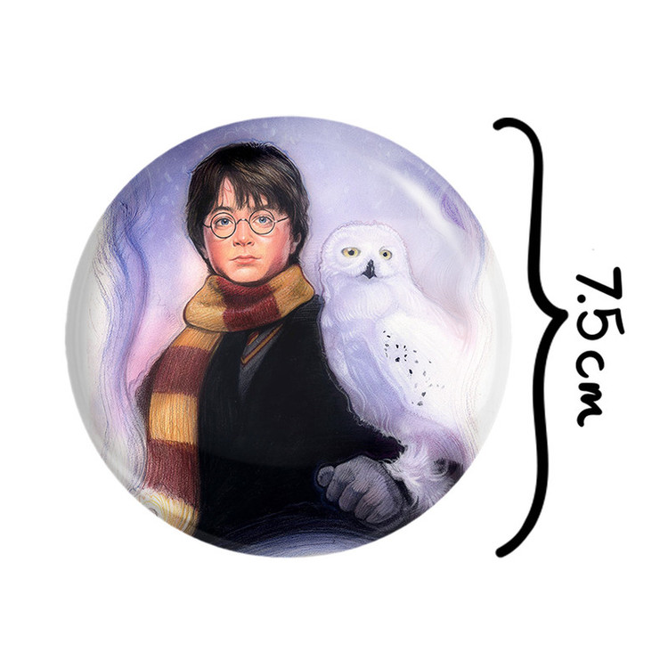 آینه جیبی خندالو طرح هری پاتر Harry Potter مدل تاشو کد 2885