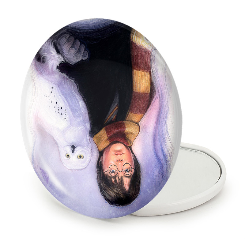 آینه جیبی خندالو طرح هری پاتر Harry Potter مدل تاشو کد 2885
