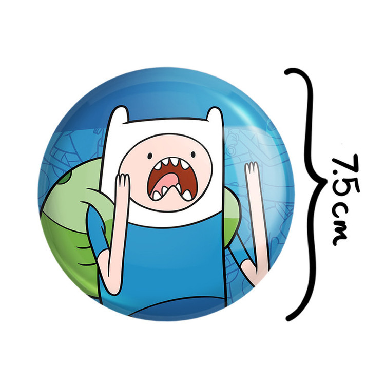 آینه جیبی خندالو طرح فین وقت ماجراجویی Adventure Time مدل تاشو کد 20804