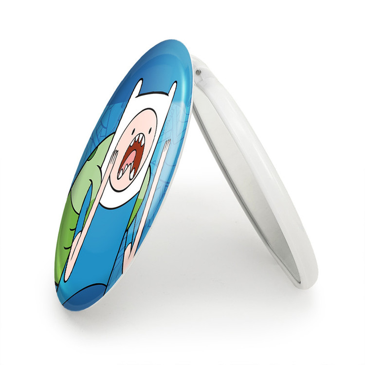 آینه جیبی خندالو طرح فین وقت ماجراجویی Adventure Time مدل تاشو کد 20804