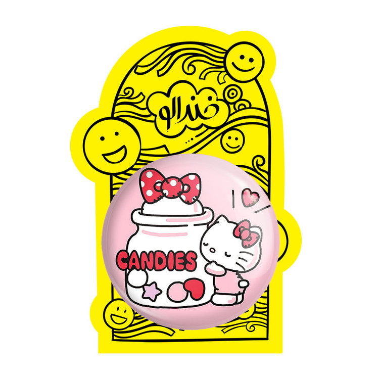 آینه جیبی خندالو مدل هلو کیتی Hello Kitty کد 2477