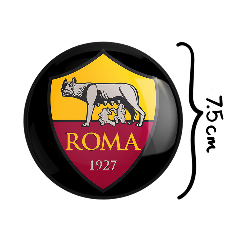 آینه جیبی خندالو طرح باشگاه آ اس رم A.S.Roma مدل تاشو کد 1990