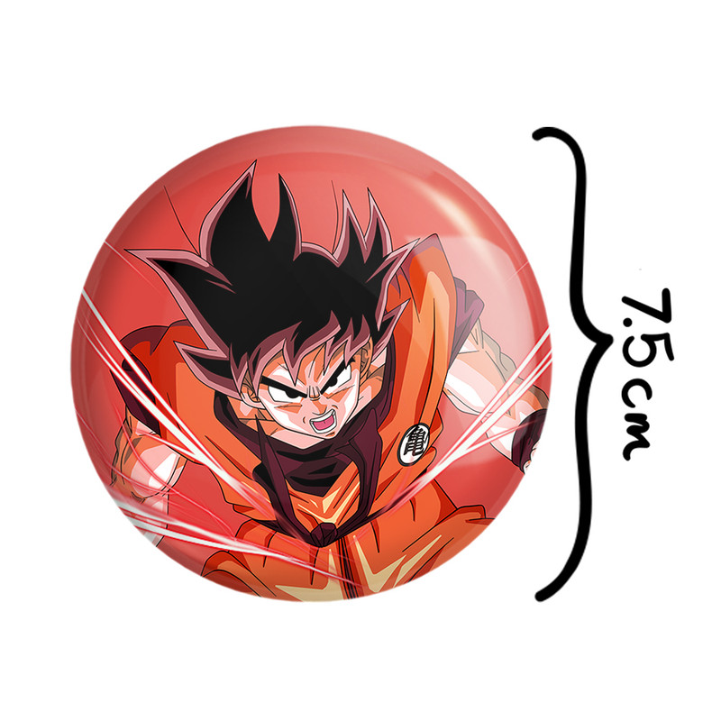 آینه جیبی خندالو طرح گوکو انیمه دراگون بال Dragon Ball مدل تاشو کد 12059