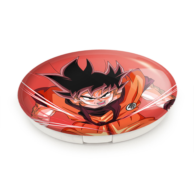 آینه جیبی خندالو طرح گوکو انیمه دراگون بال Dragon Ball مدل تاشو کد 12059
