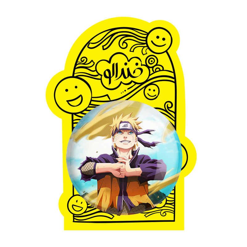 آینه جیبی خندالو طرح اوزوماکی انیمه ناروتو Naruto مدل تاشو کد 4915