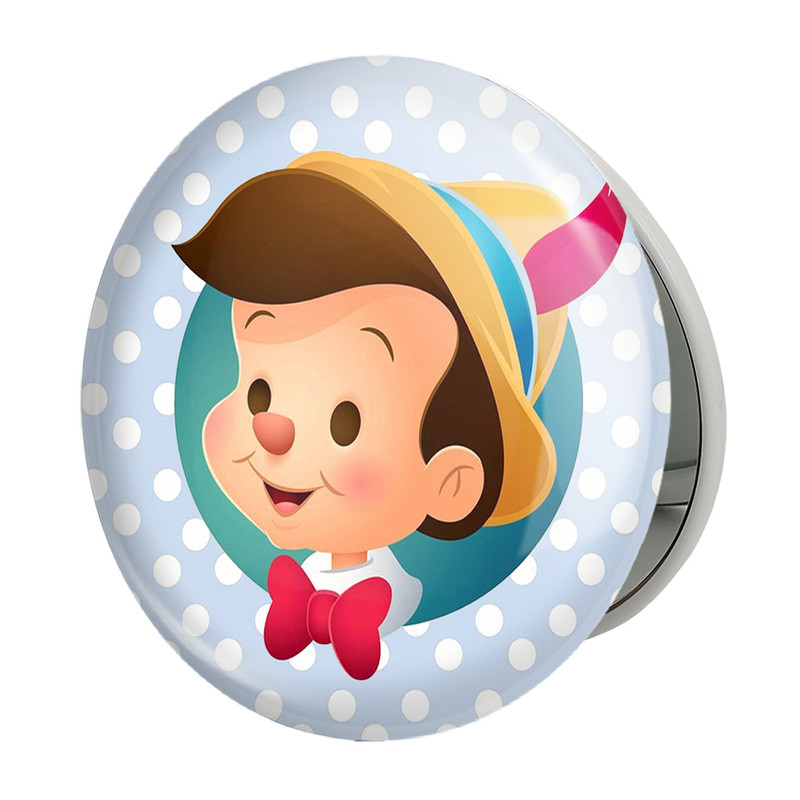 آینه جیبی خندالو طرح پینوکیو Pinocchio مدل تاشو کد 4568