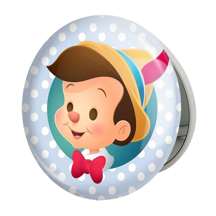 آینه جیبی خندالو طرح پینوکیو Pinocchio مدل تاشو کد 4568