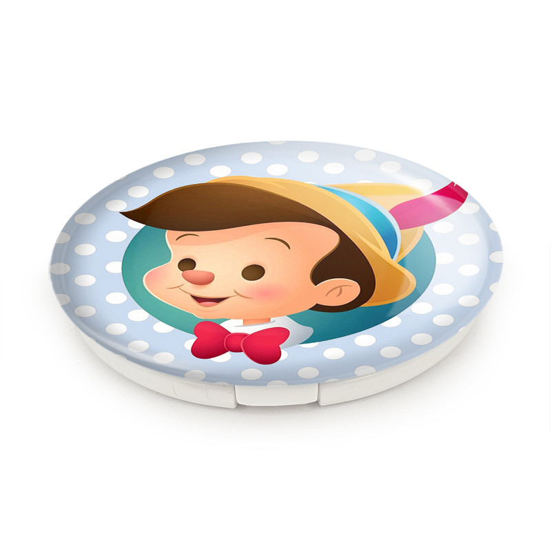آینه جیبی خندالو طرح پینوکیو Pinocchio مدل تاشو کد 4568