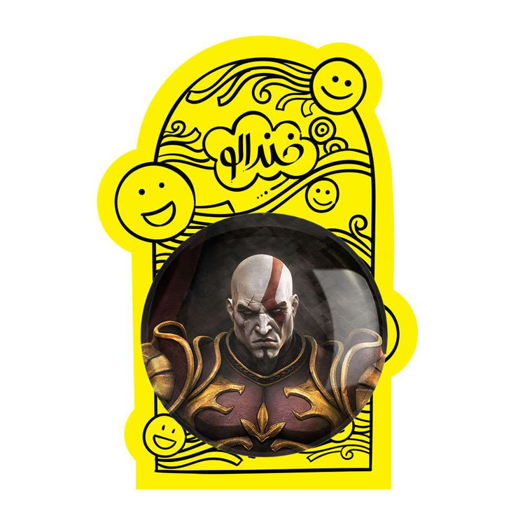 آینه جیبی خندالو طرح God Of War کد 4856