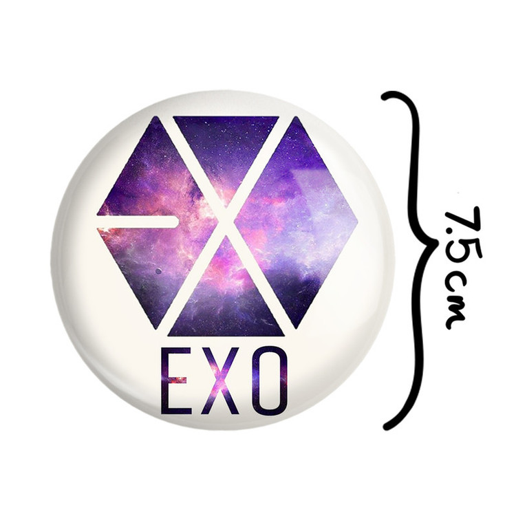 آینه جیبی خندالو مدل گروه موسیقی اکسو EXO کد 2829