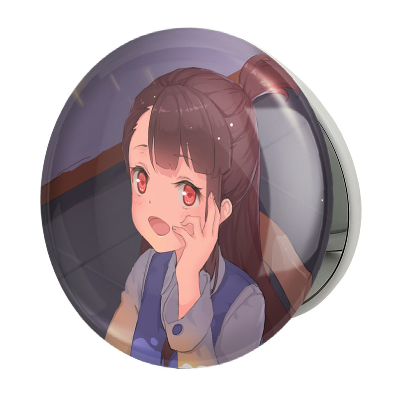 آینه جیبی خندالو طرح اکو انیمه جادوگران کوچک Little Witch Academia مدل تاشو کد 22830