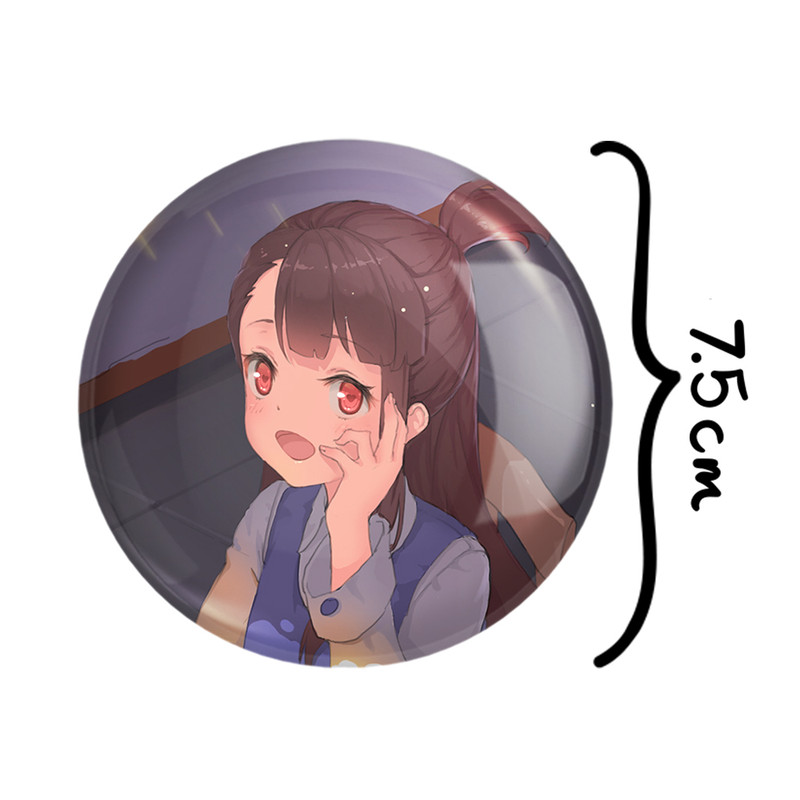 آینه جیبی خندالو طرح اکو انیمه جادوگران کوچک Little Witch Academia مدل تاشو کد 22830
