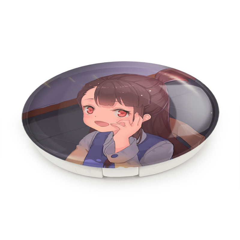 آینه جیبی خندالو طرح اکو انیمه جادوگران کوچک Little Witch Academia مدل تاشو کد 22830