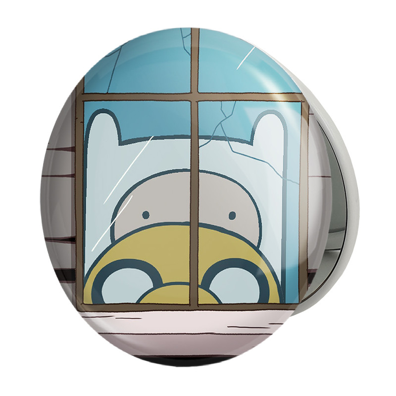 آینه جیبی خندالو طرح جیک و فین وقت ماجراجویی Adventure Time مدل تاشو کد 20828
