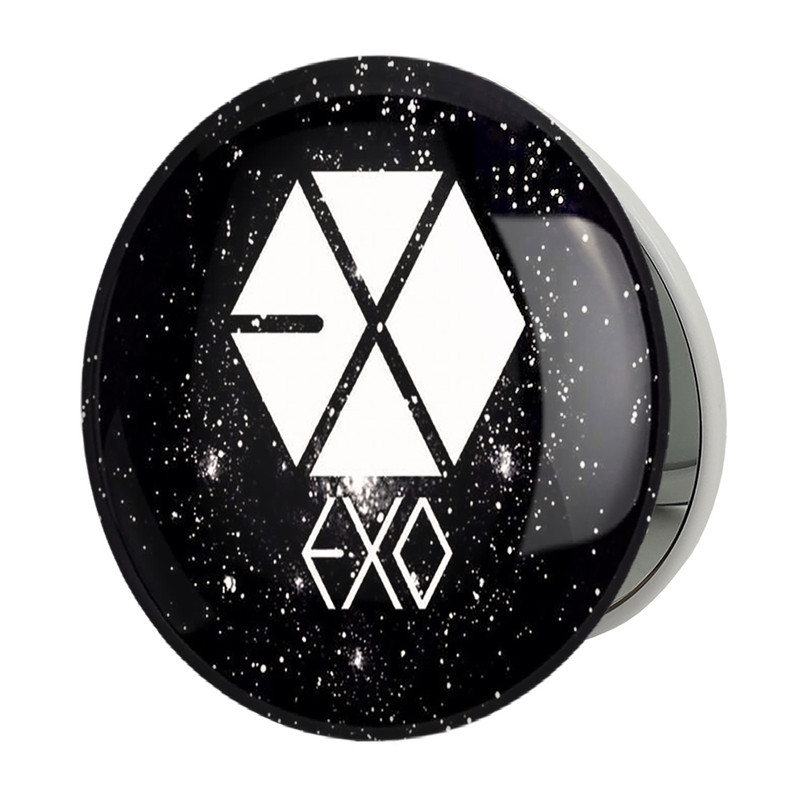 آینه جیبی خندالو طرح گروه اکسو EXO مدل تاشو کد 1025