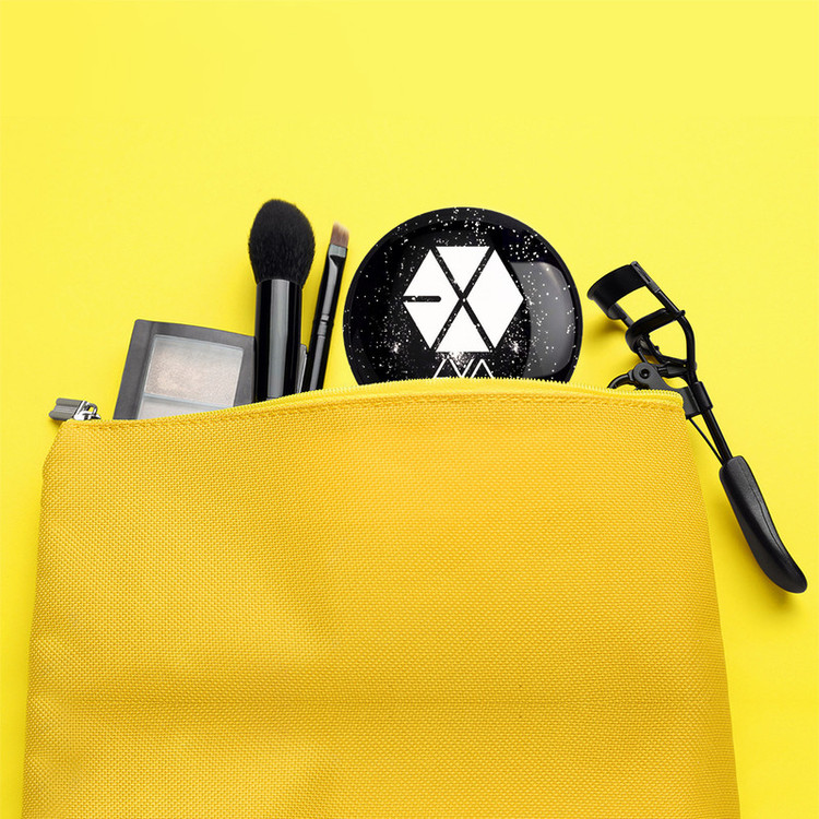 آینه جیبی خندالو طرح گروه اکسو EXO مدل تاشو کد 1025