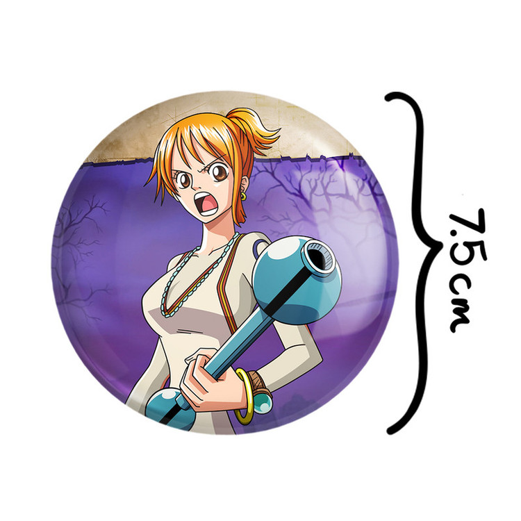 آینه جیبی خندالو مدل نامی انیمه وان پیس One Piece کد 17234