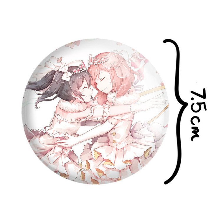 آینه جیبی خندالو مدل ماکی و نیکو انیمه لاو لایو Love Live کد 18264
