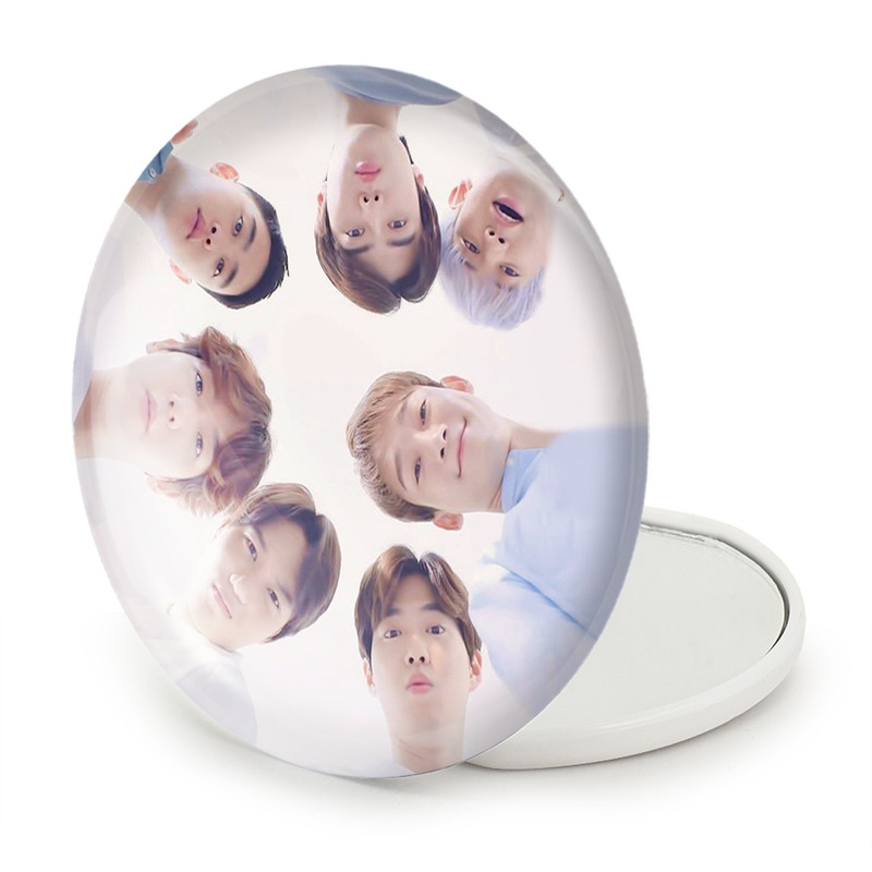 آینه جیبی خندالو طرح گروه موسیقی اکسو EXO مدل تاشو کد 2826