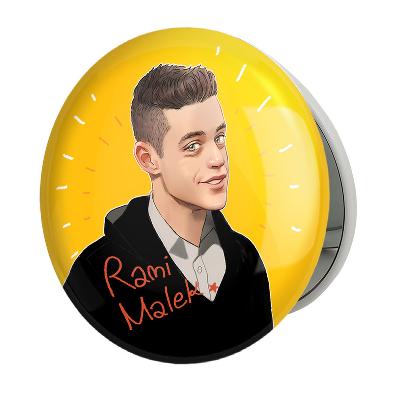 آینه جیبی خندالو طرح الیوت الدرسون سریال آقای ربات Mr.Robot مدل تاشو کد 10231