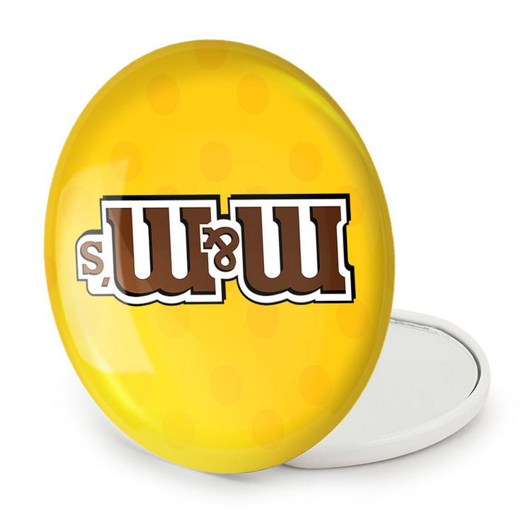 آینه جیبی خندالو طرح ام اند ام m&m مدل تاشو کد 6208