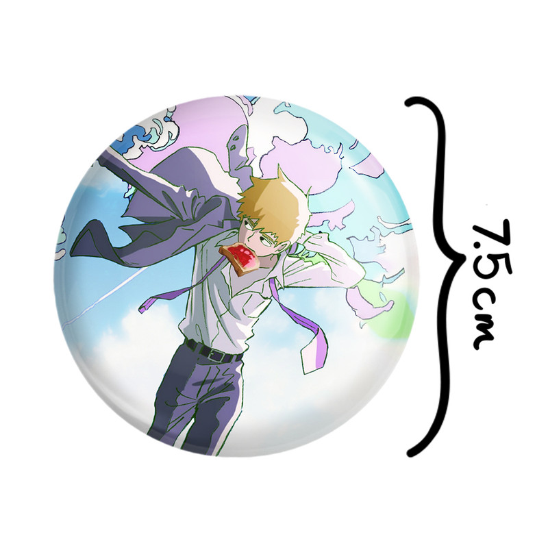 آینه جیبی خندالو طرح اراتاکا انیمه موب سایکو Mob Psycho 100 مدل تاشو کد 24483