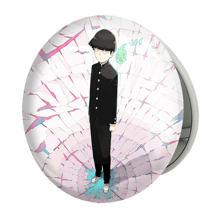 آینه جیبی خندالو طرح شییکو انیمه موب سایکو Mob Psycho 101 مدل تاشو کد 24478
