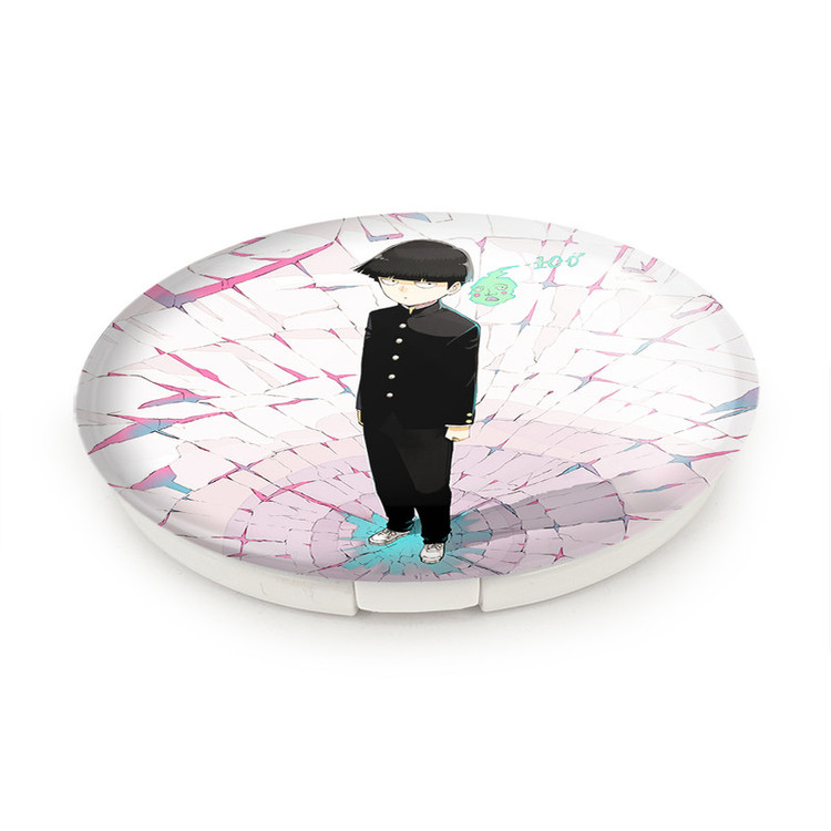 آینه جیبی خندالو طرح شییکو انیمه موب سایکو Mob Psycho 101 مدل تاشو کد 24478