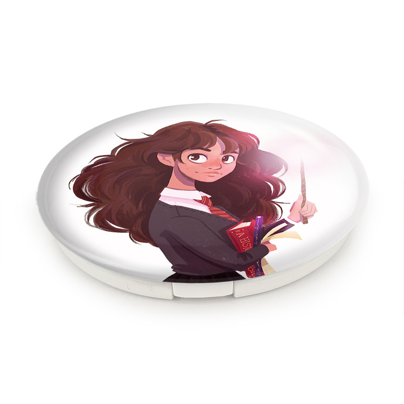 آینه جیبی خندالو طرح هرماینی هری پاتر Harry Potter مدل تاشو کد 19371