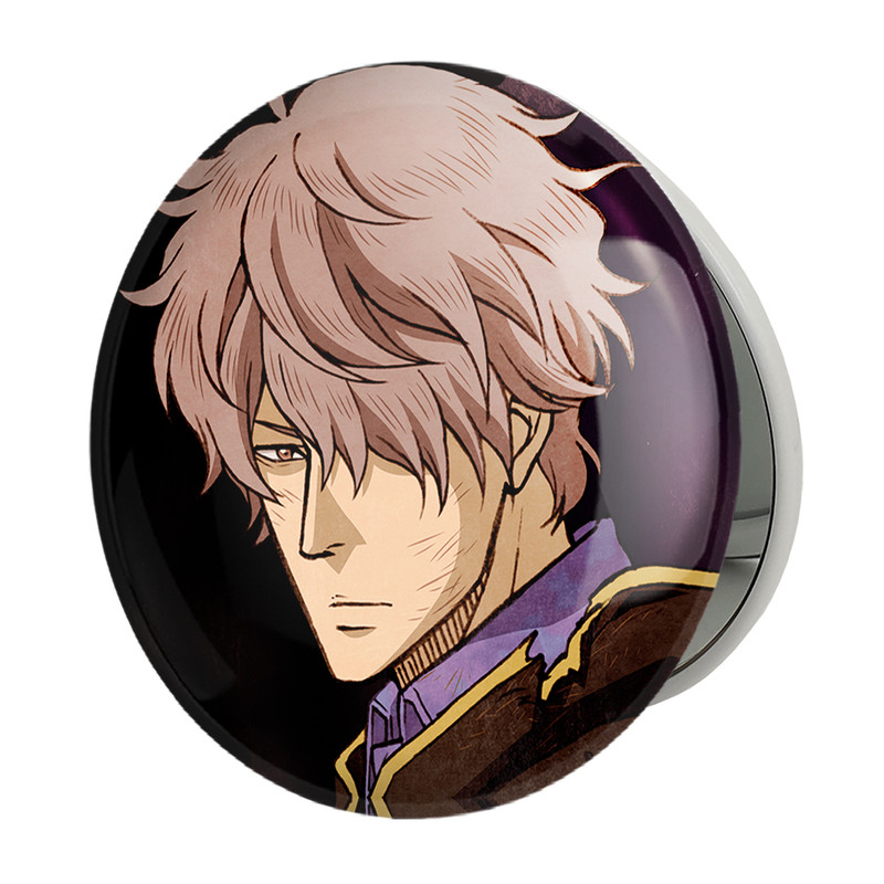 آینه جیبی خندالو طرح گااوچه انیمه بلک کلاور Black Clover مدل تاشو کد 11719