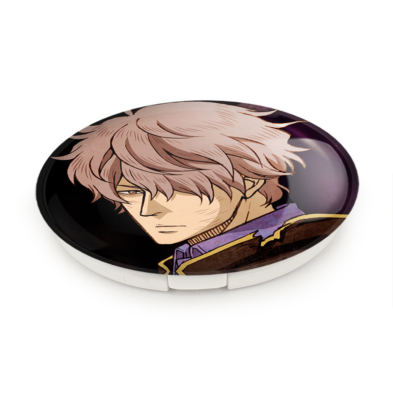 آینه جیبی خندالو طرح گااوچه انیمه بلک کلاور Black Clover مدل تاشو کد 11719