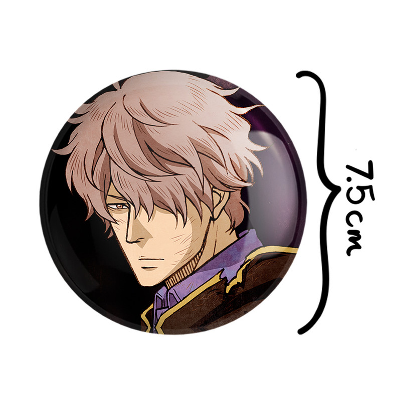 آینه جیبی خندالو طرح گااوچه انیمه بلک کلاور Black Clover مدل تاشو کد 11719