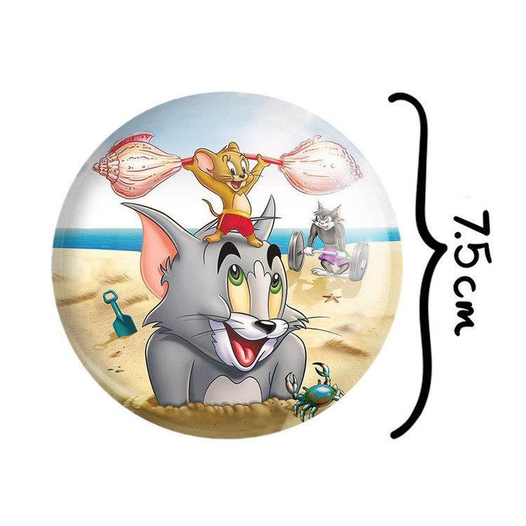 آینه جیبی خندالو مدل تام و جری Tom And Jerry کد 10724