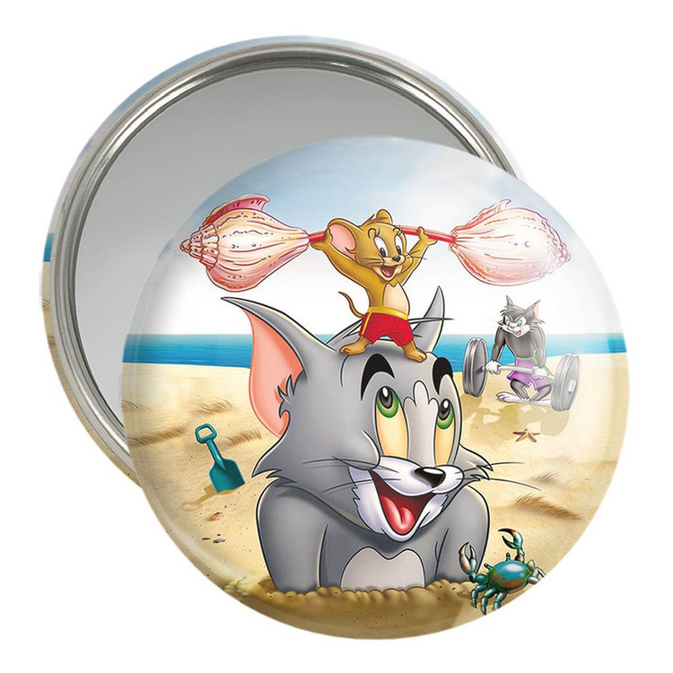 آینه جیبی خندالو مدل تام و جری Tom And Jerry کد 10724