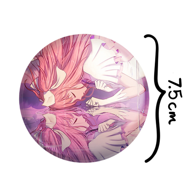 آینه جیبی خندالو مدل مادوکا کانام انیمه مادوکا مجیکا Madoka Magica کد 18394