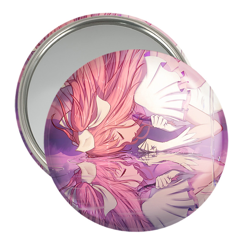 آینه جیبی خندالو مدل مادوکا کانام انیمه مادوکا مجیکا Madoka Magica کد 18394