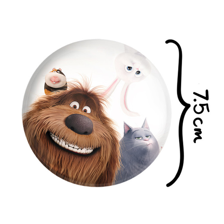 آینه جیبی خندالو طرح زندگی پنهان حیوانات خانگی The Secret Life of Pets مدل تاشو کد 10682