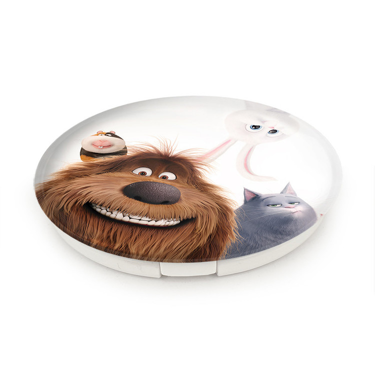 آینه جیبی خندالو طرح زندگی پنهان حیوانات خانگی The Secret Life of Pets مدل تاشو کد 10682
