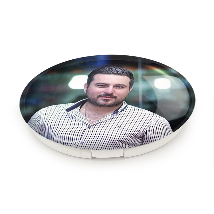 آینه جیبی خندالو طرح محسن کیایی مدل تاشو کد 6302